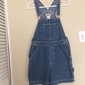 Vintage Bill Blass oversized overalls shorts